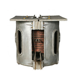 350kg Aluminum Induction Melting Furnace With Tilting Controller